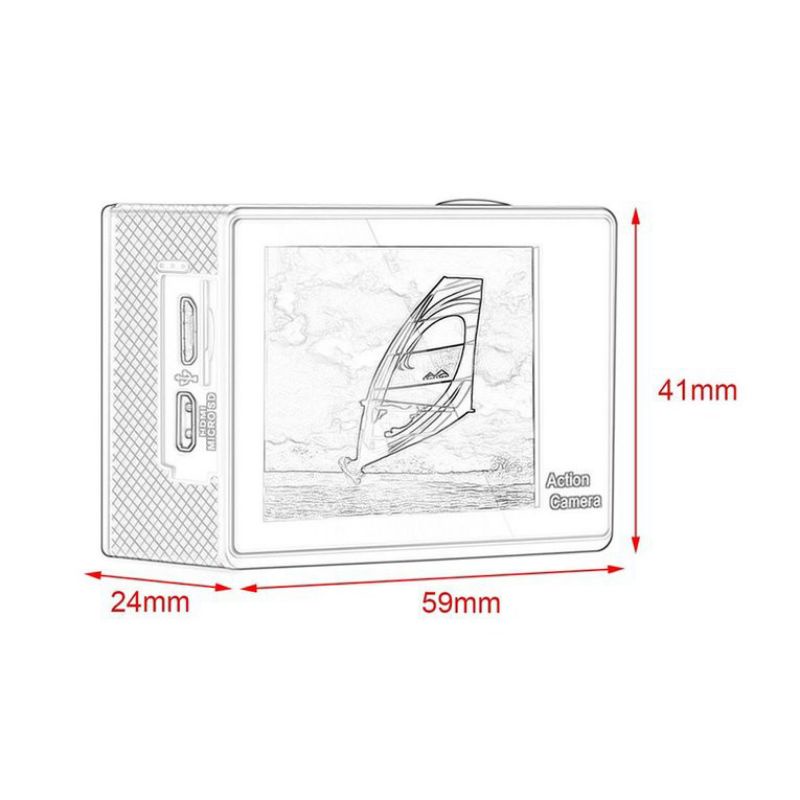 Camera hành trình / máy quay hành trình A9 FullHD chống nước