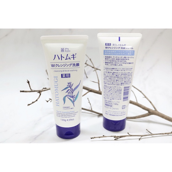 Sữa Rửa Mặt Ý Dĩ Hatomugi The Facial Foam 130g-170g (Mẫu Mới 2020)