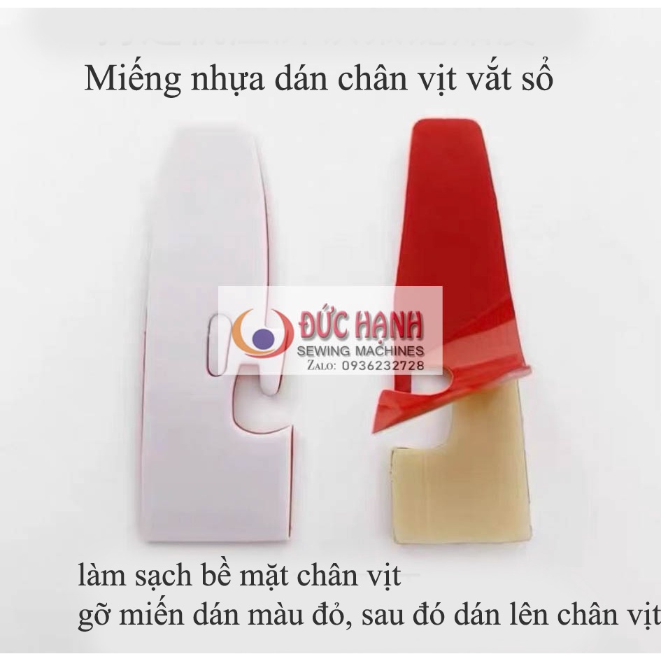 MIẾNG NHỰA DÁN CHÂN VỊT VẮT SỔ CÓ SẴN KEO