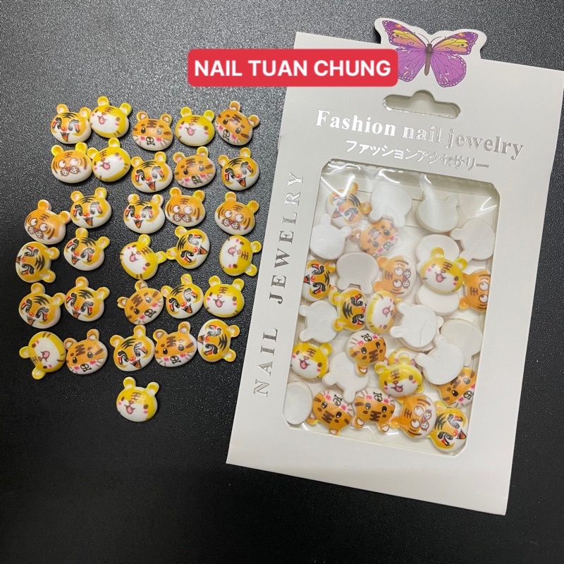 Charm Nails , Charm Gấu , Hoạt Hình Búp Bê , Phụ Kiện Trang Trí Móng