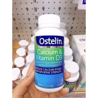 Canxi bầu Úc Ostelin Calcium & Vitamin D3 130 viên