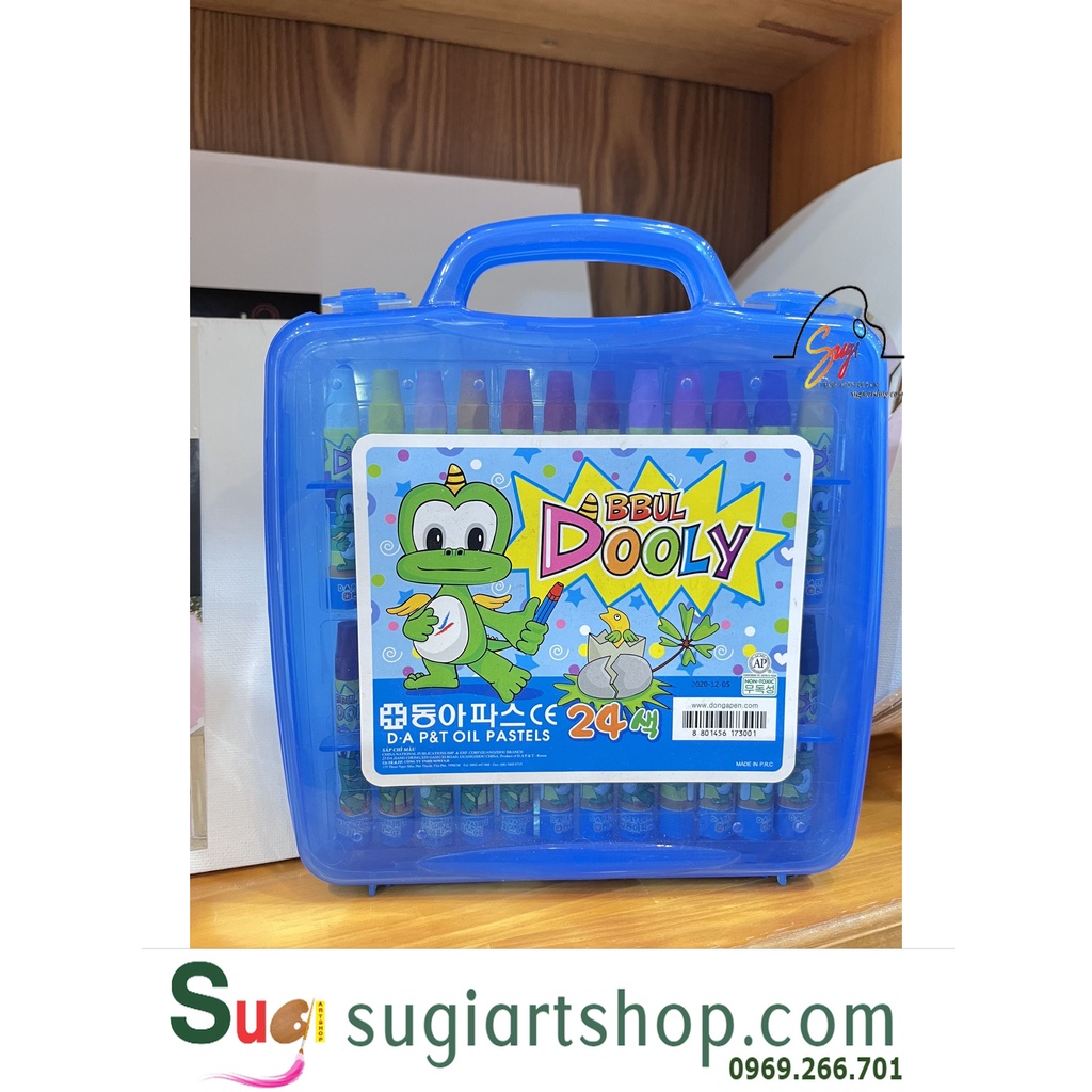 Bút Sáp Dầu 24/ 36/ 48 Màu  Dooly Hàn Quốc -