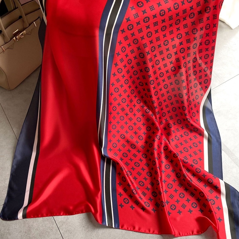 Khăn choàng lụa cao cấp đa năng size 90x180cm