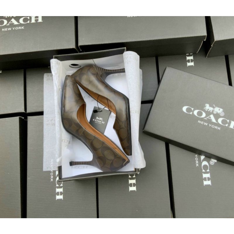 GIÀY CAO GÓT 7CM COACH HÀNG NHÀ MÁY