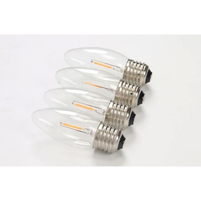 Bộ 8 bóng đèn Led Edison C35 4W hình quả nhót đui E14