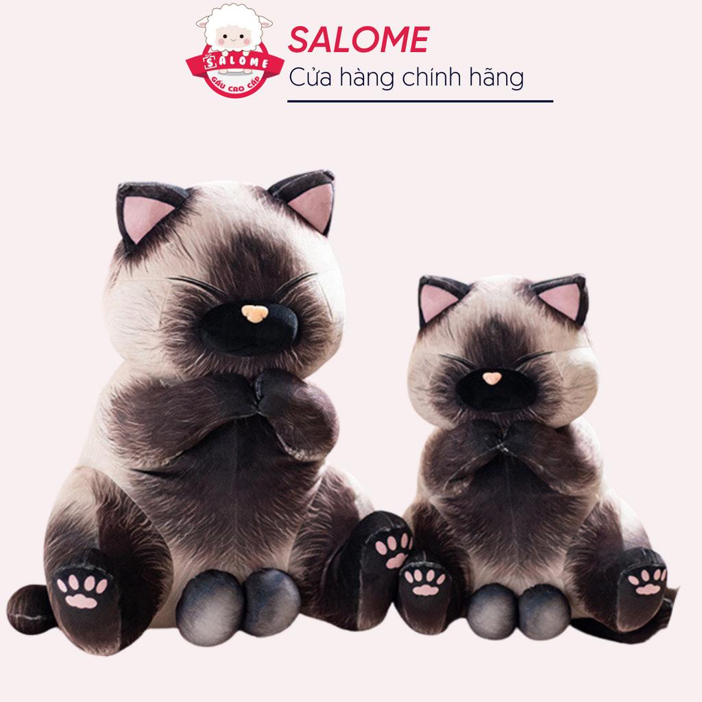 Gấu Bông Con Mèo 3d Có 2 Trứng Cute To Khổng Lồ SALOME TP HCM, Qùa Tặng Cao Cấp
