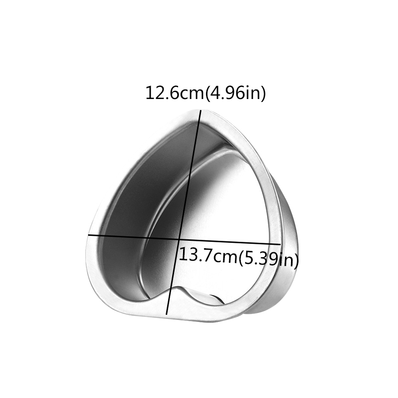 Khuôn Làm Bánh Hình Trái Tim Cỡ 3 / 5 / 6 / 8 / 10 Inch