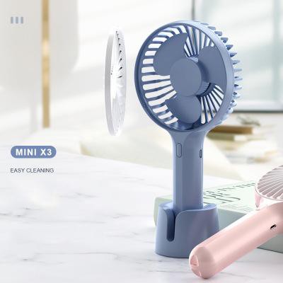 Quạt mini_ cầm tay, quạt tích điện,  3 cấp độ gió pin trâu, đầy đủ phụ kiện pin, dây sạc, đế 2021 | BigBuy360 - bigbuy360.vn