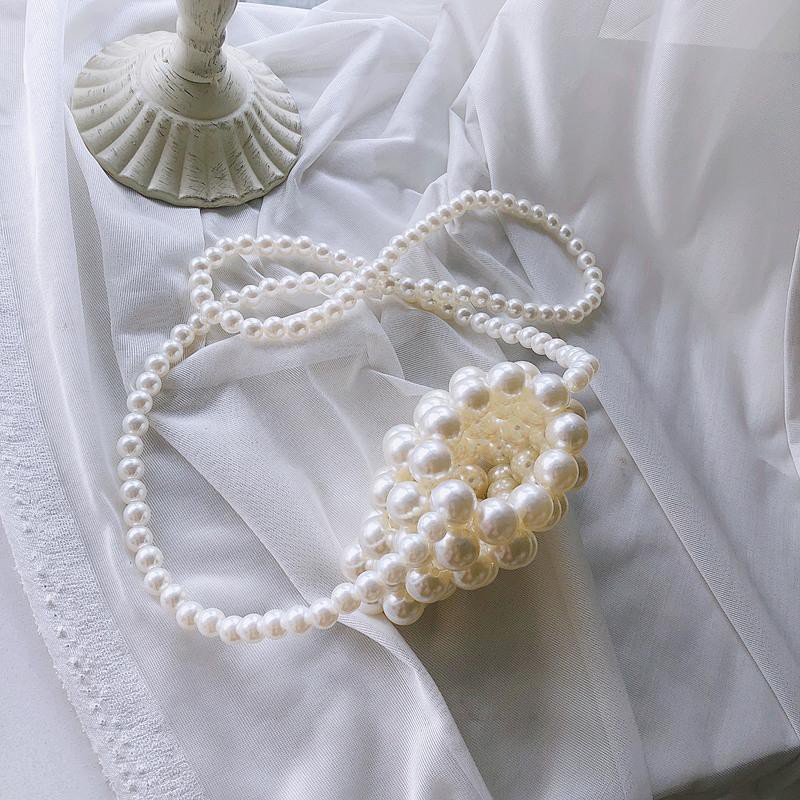 Túi Xách Mini Đính Ngọc Trai Phong Cách Retro Dành Cho Nữ | BigBuy360 - bigbuy360.vn