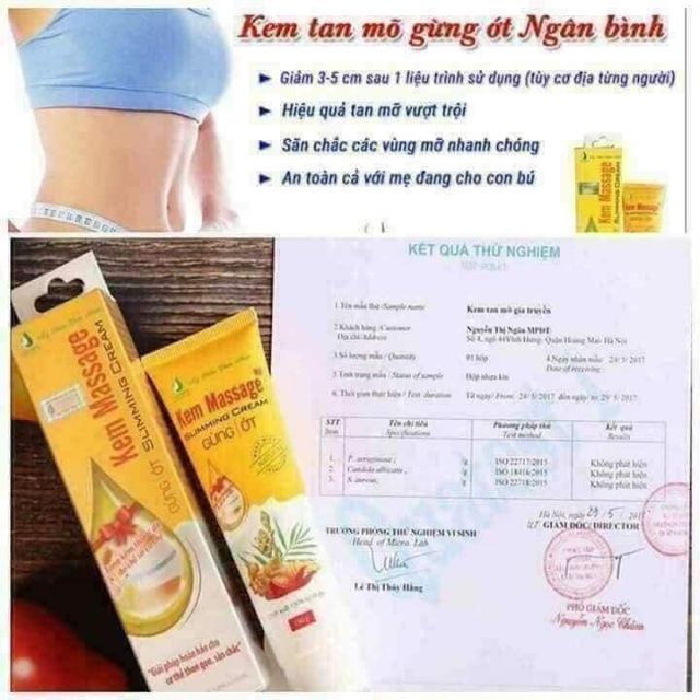 Kem tan mỡ gừng