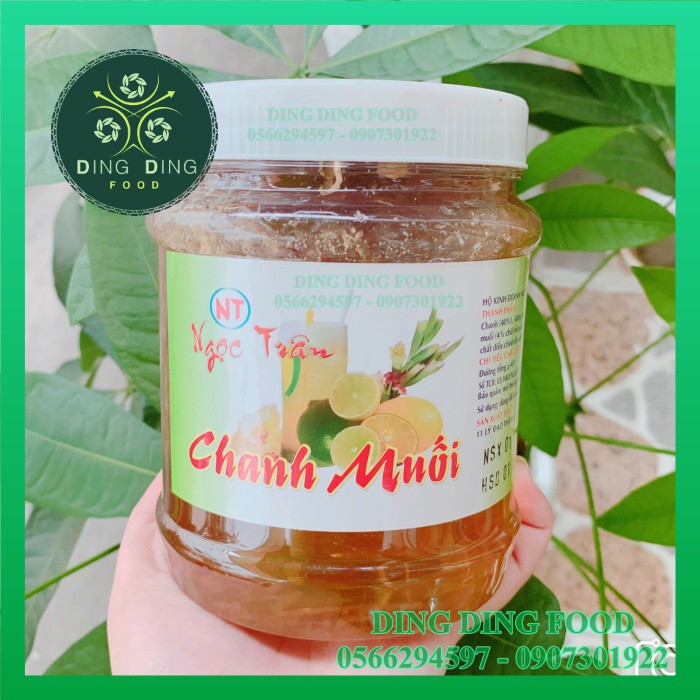 [ 1 Hủ / 1Kg ] Chanh Muối Sợi Ngọc Trân - DING DING FOOD