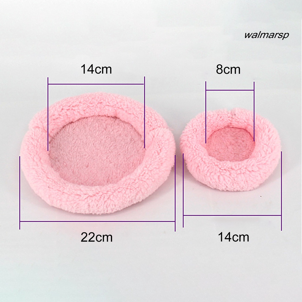 Giường Ngủ Cho Thú Cưng Hình Tròn Bằng Vải Lông