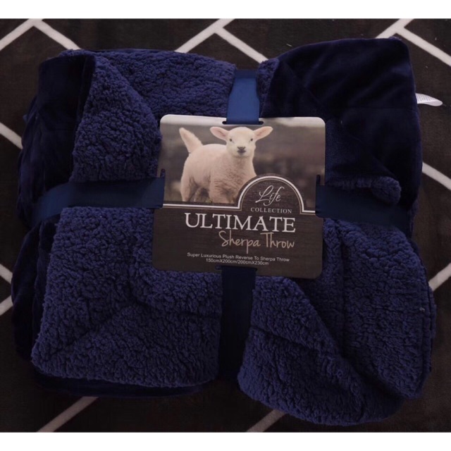 Chăn lông cừu 1 màu Ultimate