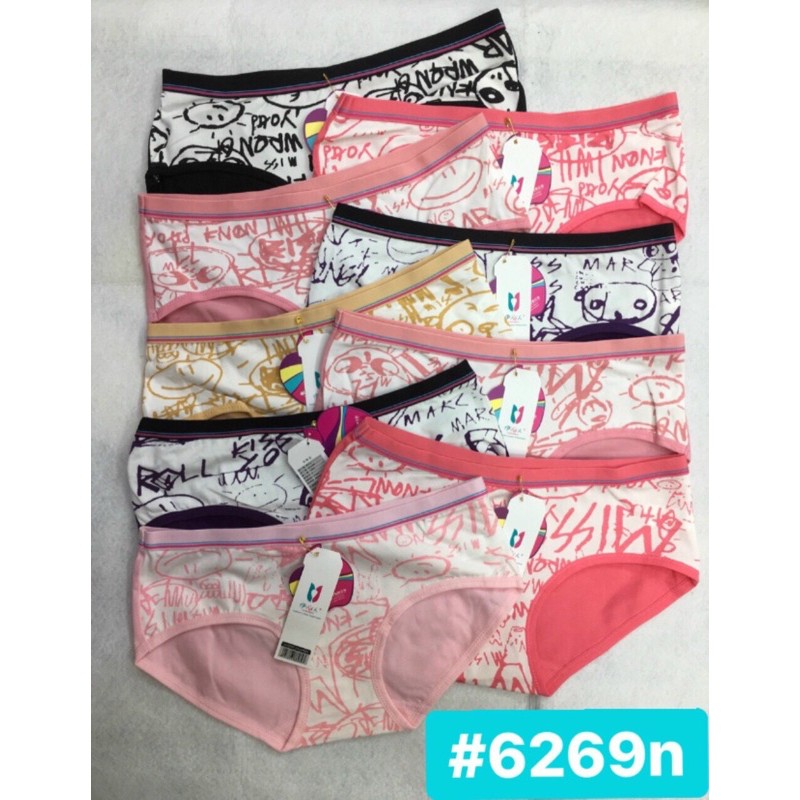 10 Quần lót cotton nữ (6269) Hàng Đài Loan cao cấp.