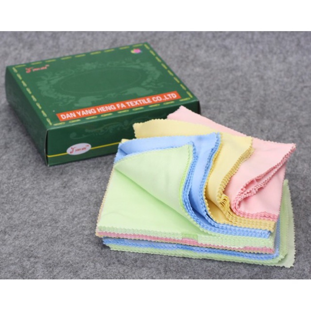 KHĂN LAU MẮT KÍNH CHUYÊN DỤNG NHIỀU MÀU - LOẠI DÀY - GIAO NGẪU NHIÊN