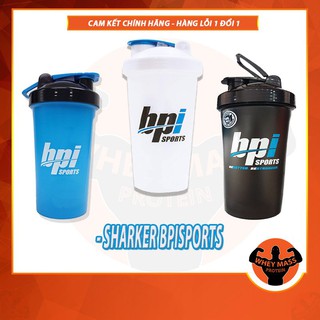 Bình nước thể thao shaker thương hiệu bpi sports 1200ml nhựa bpa free - an toàn cho người dùng authentic 100%