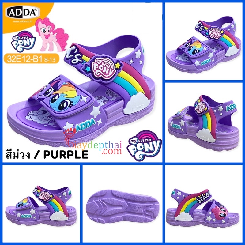 Giày sandal quai hậu Thái Lan Bé Trai Bé Gái ngựa Pony Adda 32E12