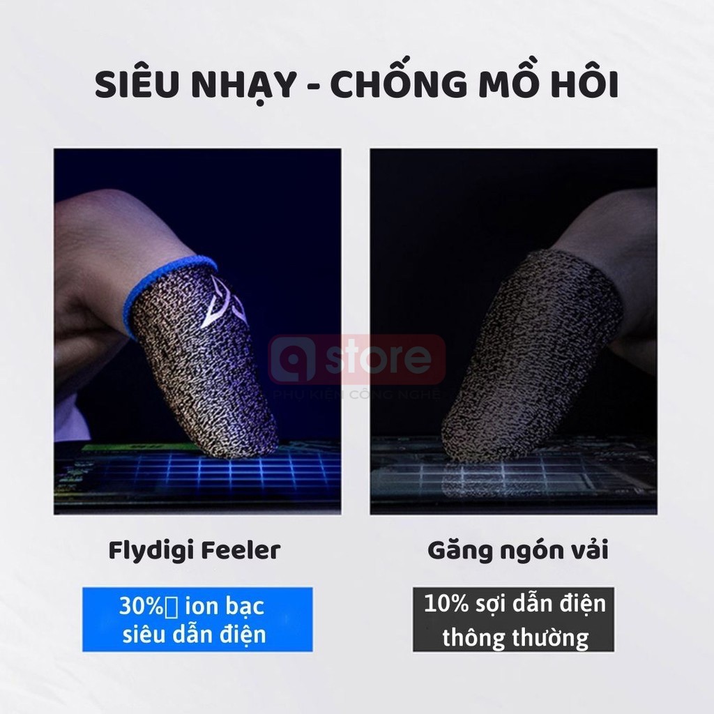 Flydigi Wasp Feelers 3 | Bao tay chơi game dành cho game PUBG mobile, Liên Quân, Tốc Chiến, CODM, Găng ngón tay