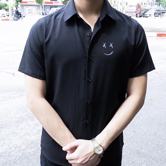 Áo Sơ Mi Nam Ngắn Tay Hoạ Tiết  OT 10 Cuban Shirt Sơ Mi Hoa Lá Tay Lỡ Phong Cách Trẻ Trung Phù Hợp Với Mọi Lứa Tu