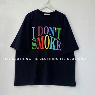 Áo Thun Bigsize Cotton I DON'T SMOKE ( ảnh thật cận chất )