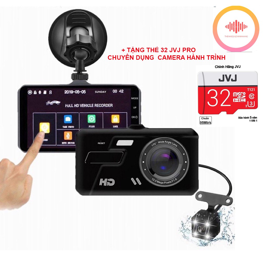 Camera Hành Trình Ô Tô BM60 PLUS, Màn Hình Cảm Ứng 4 Inch Full HD, Cam lùi rõ nét, Độ Phân Giải Cao- enzopro.vn