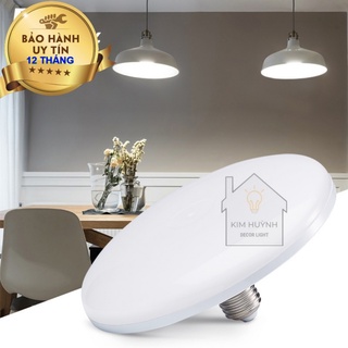 Bòng đèn Led UFO tiết kiệm điện siêu sáng, đèn nhựa PVC, giá rẻ