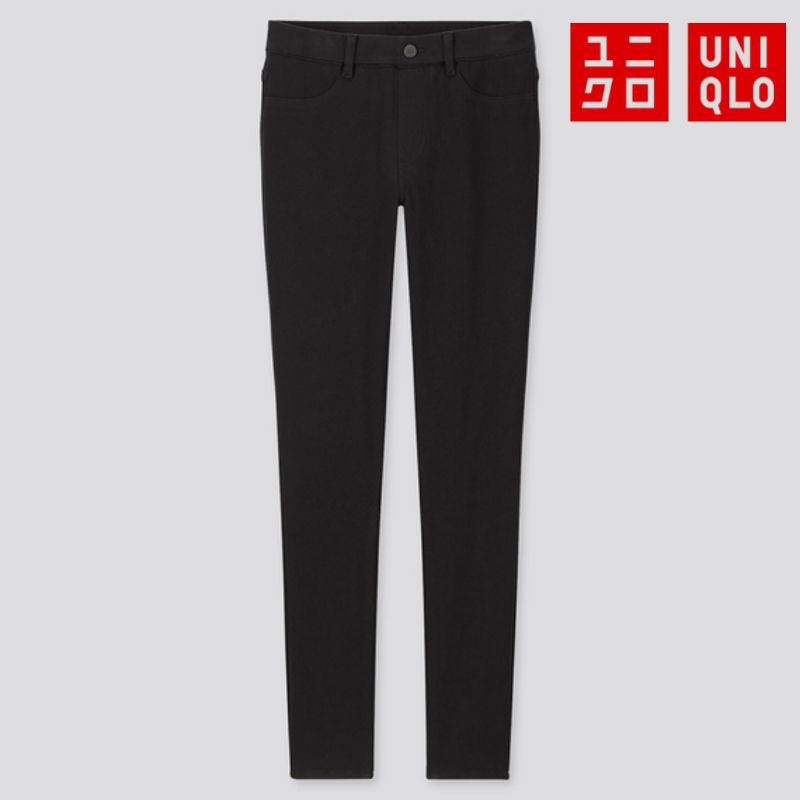 Quần legging Uniqlo siêu co giãn màu đen size S M L XL XXL