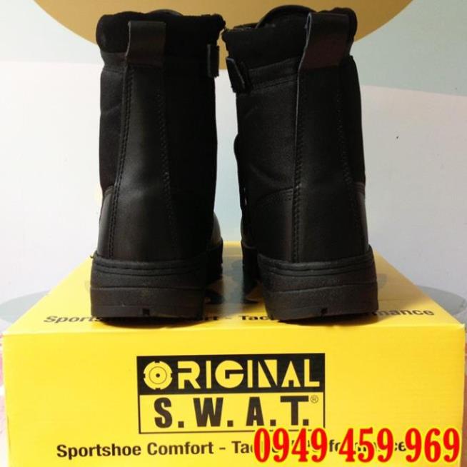 Giày Lính Cao Cổ Swat Chuyên Dụng - Giày Bốt Nam Phong Cách Lính Mỹ 45 ⛸️