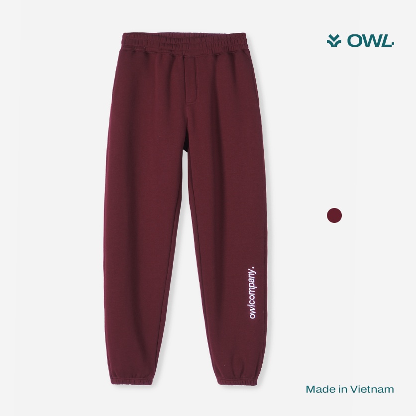 OWL BRAND® SWEATPANTS - Quần nỉ lưng thun - OWL301220