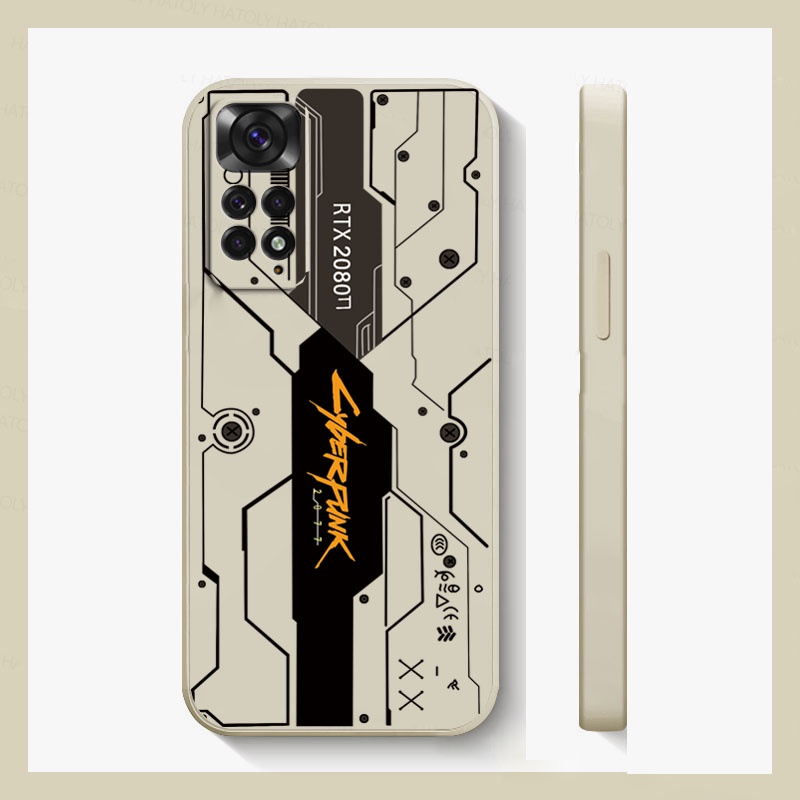 Ốp Điện Thoại Silicone Mềm Hình Cyberpunk Cho Xiaomi Redmi Note 11/4G 5G 11S Note 11