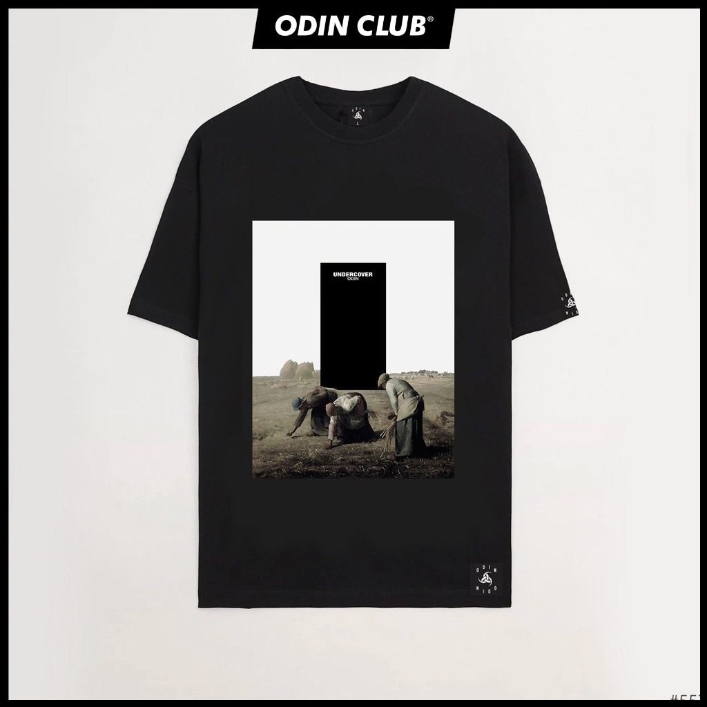 Áo Thun Oversize UDC White , áo phông cotton nam nữ unisex, ODIN CLOTHING