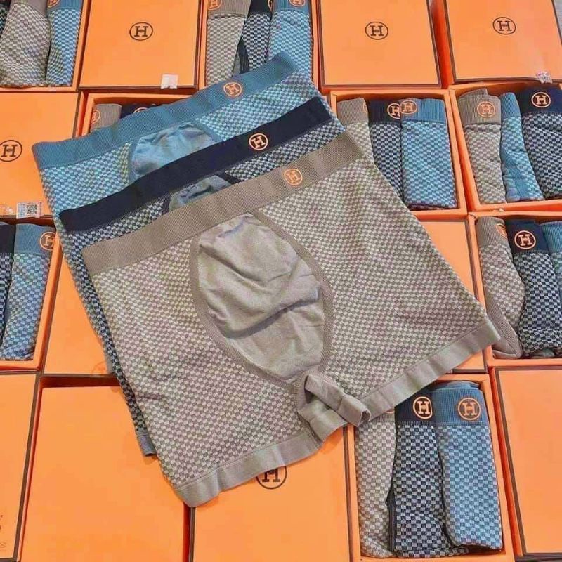 Combo 3 Quần sịp đùi nam chất cotton dày dặn  thông hơi co dãn 4 Chiều