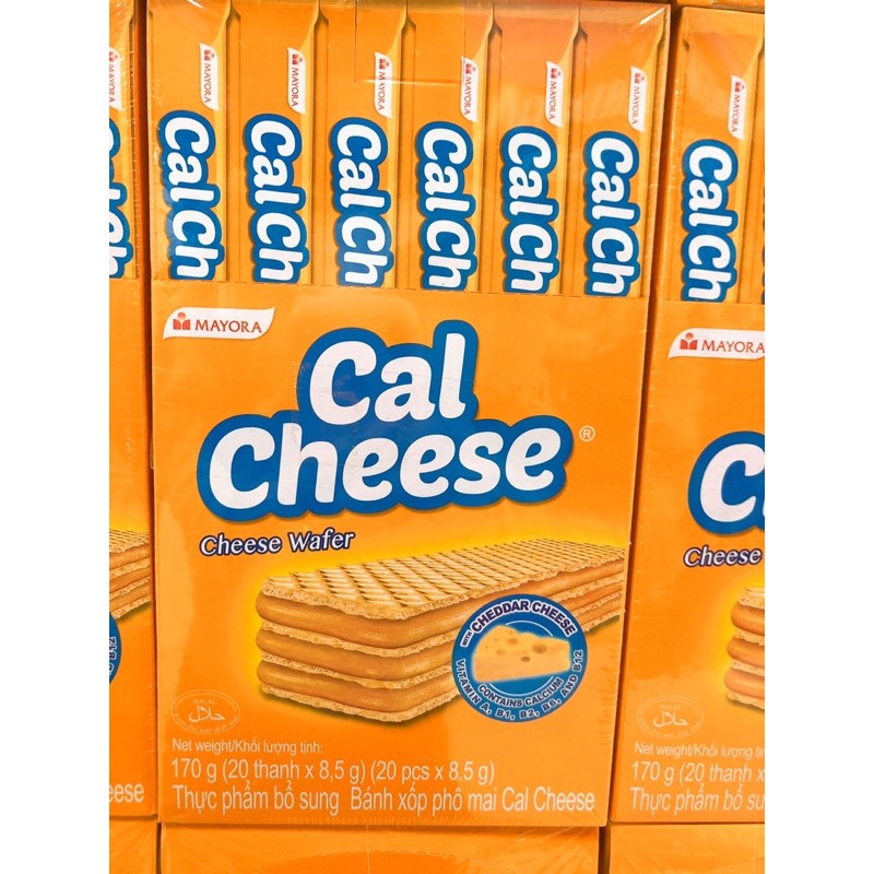 Bánh xốp phô mai Cal Cheese hộp 20 cái x 8.5g