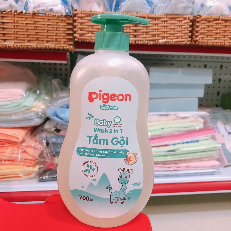 SỮA TẮM GỘI PIGEON 2In1 200ML Hoa hướng dương/Jojoba