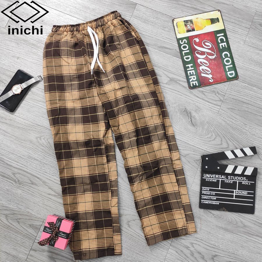 Quần CARO ỐNG SUÔNG 3 MÀU Nam Nữ Unisex Q874 INICHI | BigBuy360 - bigbuy360.vn