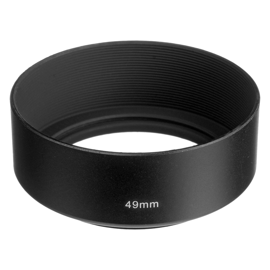 Lens Hood Kim Loại Size 49mm - Hàng Nhập Khẩu