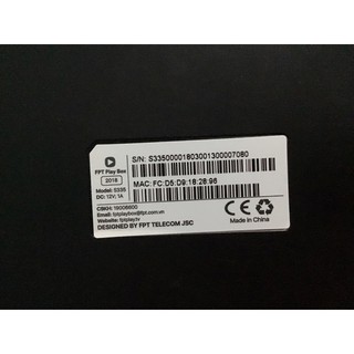 Thanh lý fpt play box chính hãng