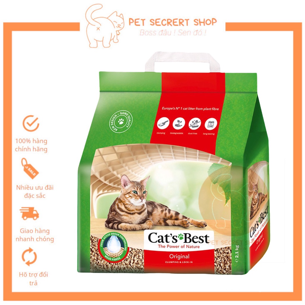 Cát gỗ hữu cơ CAT'S BEST 10L