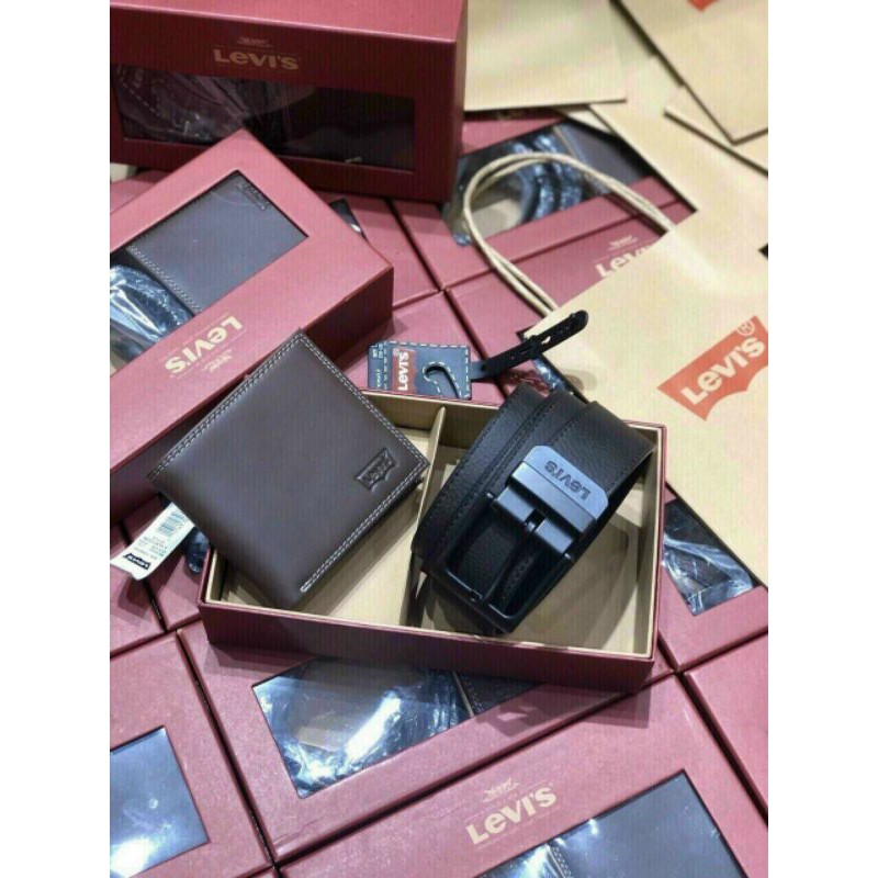 Set ví kèm thắt lưng nam LEVI'S