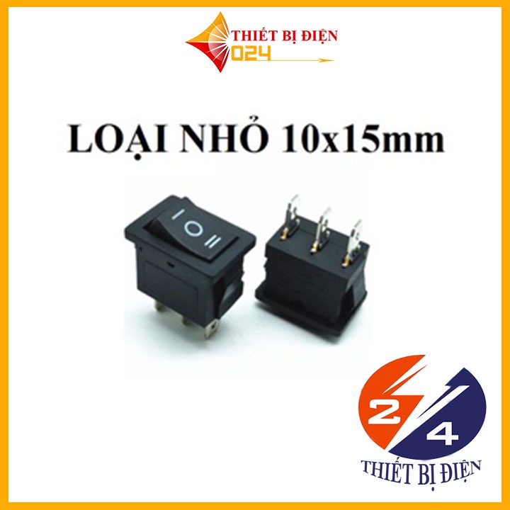 Công Tắc Bập Bênh Kcd1 10X15Mm 3 Chân 3 Chế Độ On - Off - On