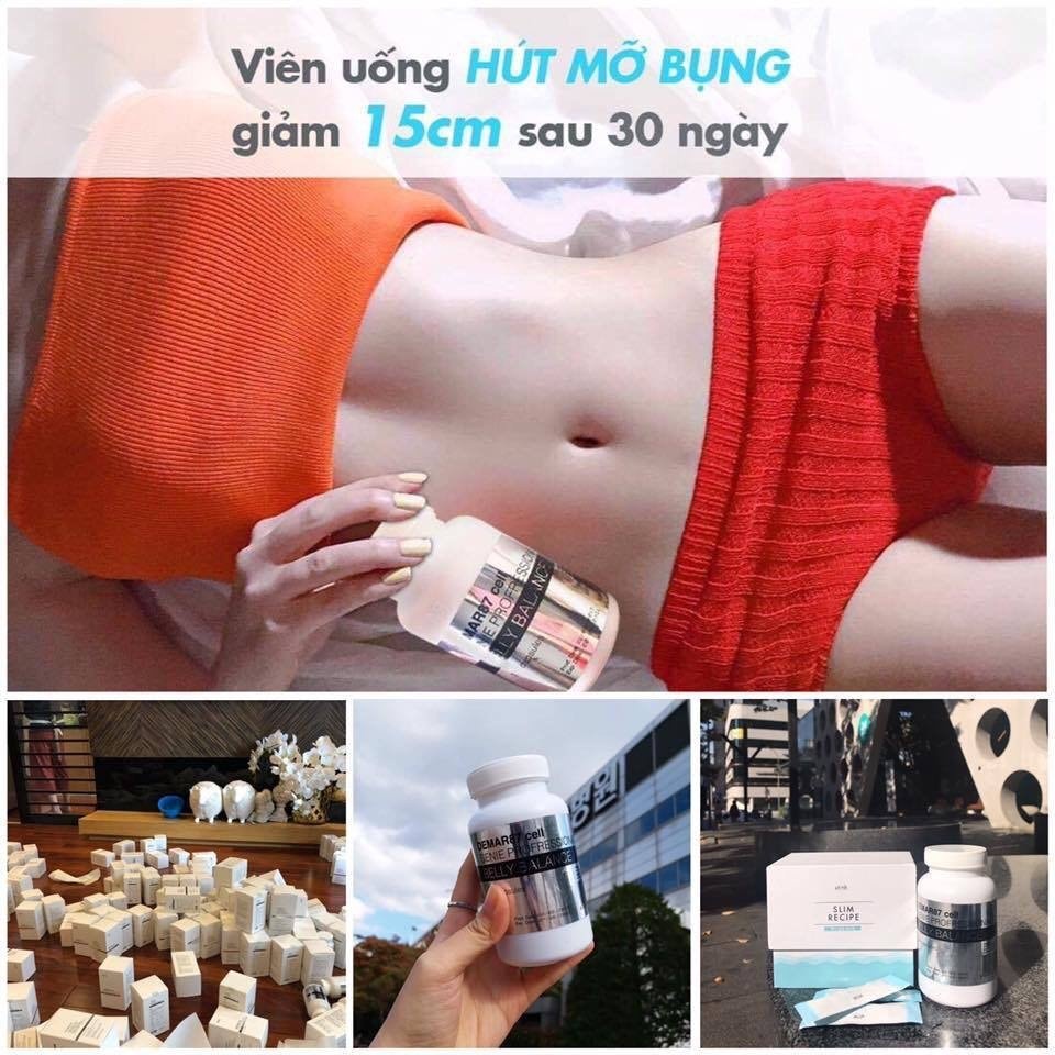 Viên Uống Tan Mỡ Bụng Demar87 Cell Genie Professional Belly Balance 130 Viên