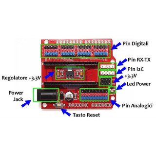 Arduino Nano Shield mở rộng chân