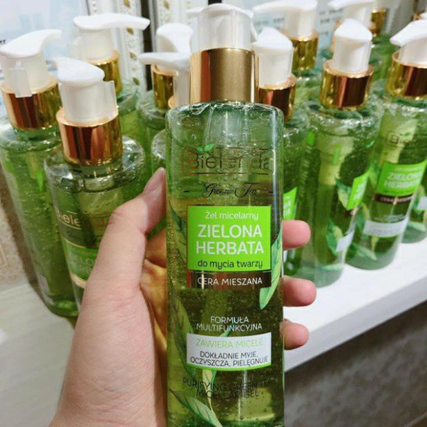 Sữa rửa mặt và toner trà xanh Bielenda Green tea cho da thường , da dầu , mụn  - NguyenHuong Store | BigBuy360 - bigbuy360.vn