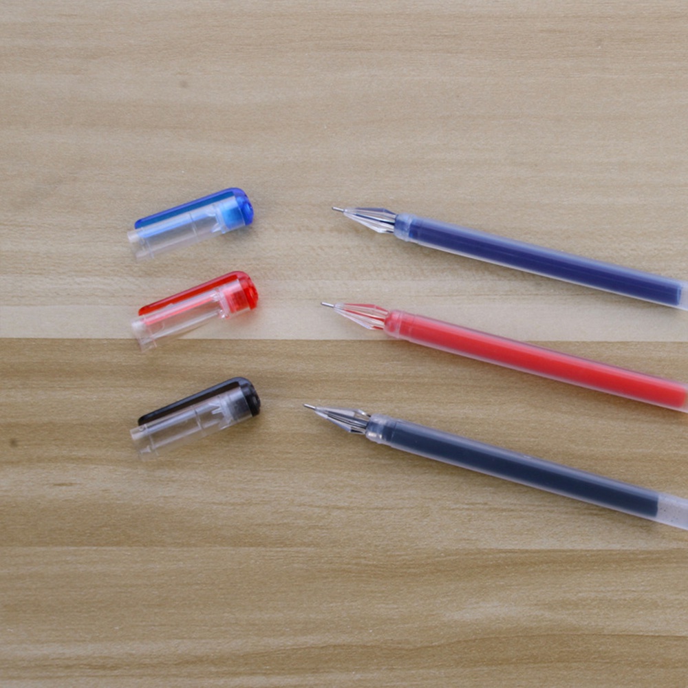 Bút Bi Gel Nhám Màu Đen Kiểu Đơn Giản Qipin 0.38/0.5/0.7mm