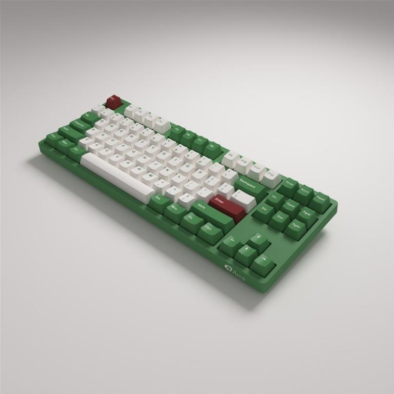 Bàn phím cơ AKKO 3087 v2 DS Matcha Red Bean