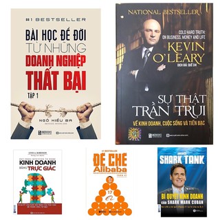 Sách - Combo 5 Cuốn Tiết Lộ Sự  Thật Trần  Trụi  Về Kinh Doanh Cuộc Sống Và Tiền Bạc