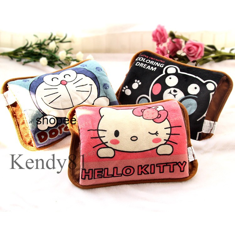 Túi sưởi,chườm bầm tím đau nhức chân tay hình doremon totoron mèo kitty