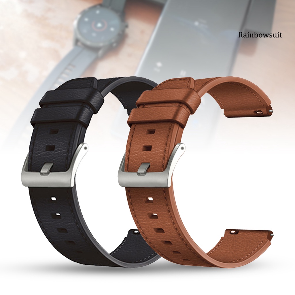 Dây Đeo Giả Da Thay Thế 22mm Cho Đồng Hồ Huawei GT/GT2