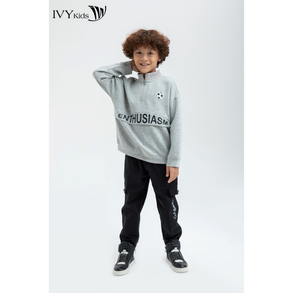 Áo thun bé trai ENTHUSIASM IVY moda MS 58K1078
