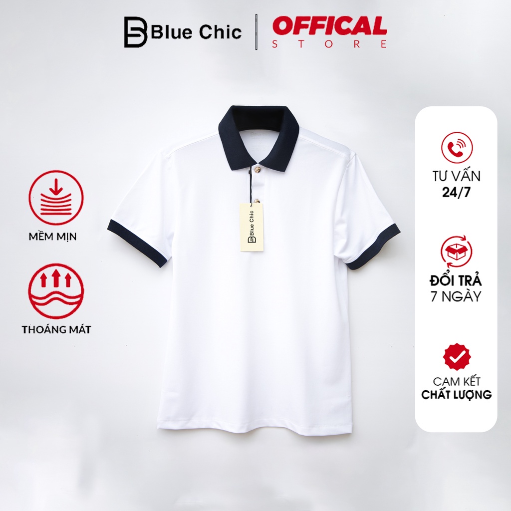 Áo Thun Polo Màu Trắng Cổ Bẻ xanh tím than dáng ôm Nữ Chất Poly Cá Sấu Mềm Mát NF008